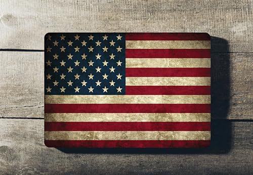 Laptop Skin Sticker Cover Decal - Universal Size - Fits All laptops up to a 16” Diagonal Size | Easy to Apply, Remove and Change Styles (Regular American Flag, 14.5 x 10 Inch)