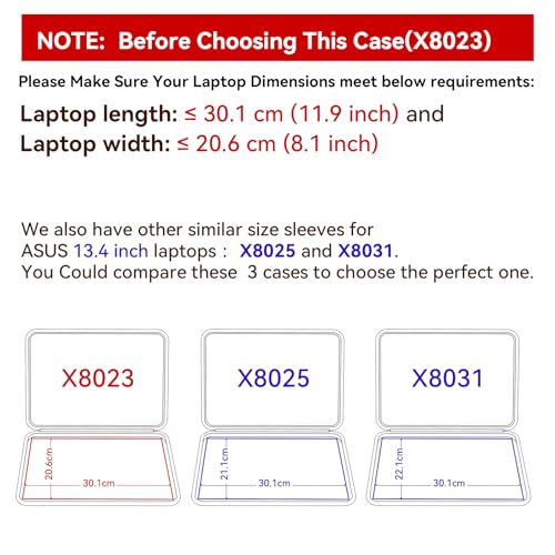 Smatree Hard EVA Protective Sleeve Case Compatible for 13.4 inch ASUS ROG Flow Z13 2025 GZ302/2023 GZ301/2022 Laptop, Anti-Shock and Waterproof Notebook Bag (X8023) | Compatible for 13.4 inch ASUS ROG Flow Z13 2025 GZ302/2023 GZ301/2022, Anti-Shock and Wa