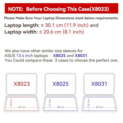 Smatree Hard EVA Protective Sleeve Case Compatible for 13.4 inch ASUS ROG Flow Z13 2025 GZ302/2023 GZ301/2022 Laptop, Anti-Shock and Waterproof Notebook Bag (X8023) | Compatible for 13.4 inch ASUS ROG Flow Z13 2025 GZ302/2023 GZ301/2022, Anti-Shock and Wa