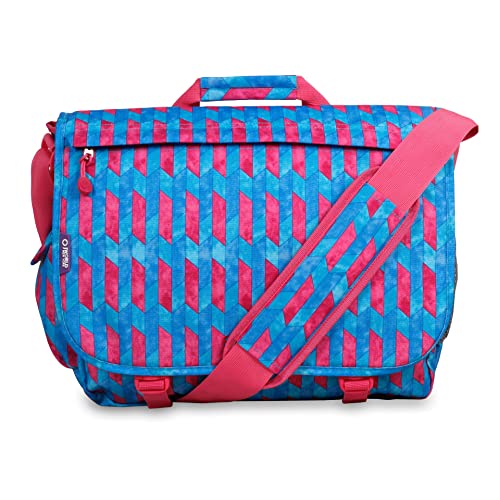 J World New York Thomas Laptop Messenger Bag for Women & Men. Kids Computer Bookbag - color: Nordic