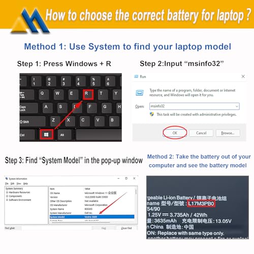 L17M3PB0 L17C3PG0 Laptop Battery Replacement for Lenovo Chromebook 100e 2nd Gen 100e-81QB 300e 2nd Gen 300e-81QC 500e 2nd Gen C340-11 S340-14 Series Notebook L17L3PB0 L18D3PG1 42Wh 3735mAh