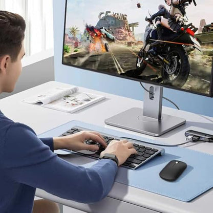 Bluetooth Mouse for MacBook, USB C Wireless Mouse, Silent, 4-Mode USBC/USB & BT5.0/3.0, Magnetic Cover, Symmetric, Long Battery Life, Multi-Device Slim Portable Travel for Laptop Tablet iPad Mac PC - color: WirelessBlack