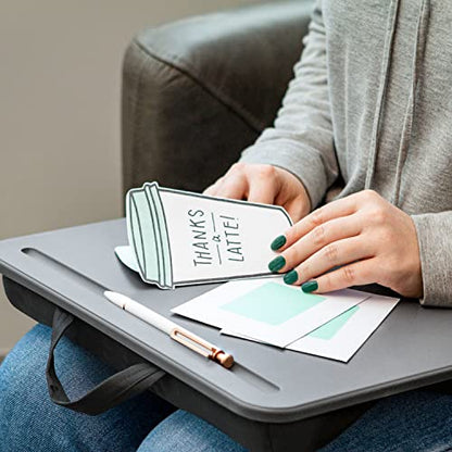 LAPGEAR Compact Lap Desk – Fits Up to 15″ Laptops – Charcoal-– Style No. 43105,(Pack of 12)