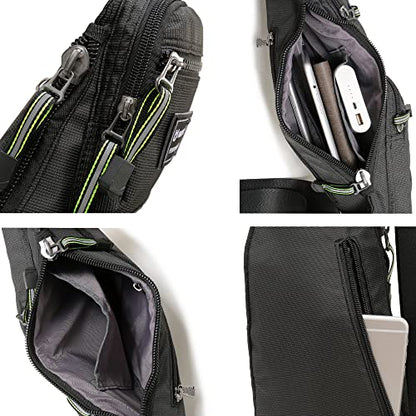 NICGID Sling Bag Chest Shoulder Backpack Crossbody Daypack for Men Women | Travel Outdoor Hiking Concealed Carry Fishing Fanny Tool Small Casual - color: Army Green