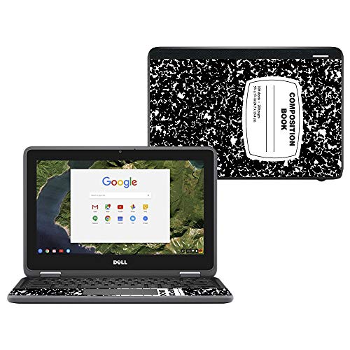 MightySkins Skin Compatible with Dell Chromebook 11" 3180 - Composition Book | Protective, Durable, and Unique Vinyl Decal wrap Cover | Easy to Apply, Remove, and Change Styles | Made in The USA - color: Composition Book