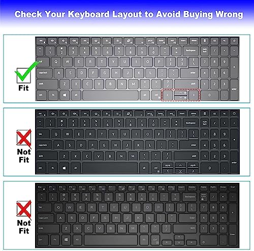 Keyboard Cover for 2026 2025 Dell 16 Plus Laptop DB16250 DB16255 DC16250 16", Dell Inspiron 15 3535 3530 3510 3511 3515 3525 5510 5515 5518, Vostro 3515 3520 3530 3510, Dell Latitude 3520 - color: GPink