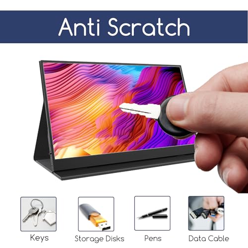 2 Pack 15.6" Screen Protector Compatible with ASUS ZenScreen/MNN/KYY/ARZOPA/ForHelp/InnoView/Lepow/Newsoul/QQH etc Other All 15.6 inch Portable Monitor with 16:9 Aspect Ratio,Ultra Clear Anti Scratch