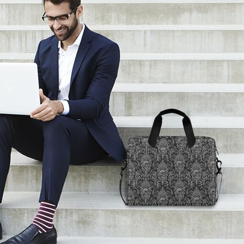 Skull Print Laptop Case 15.6 inch Computer Bag | Waterproof Laptop Briefcase Laptop Bag for Women & Men - color: Color17