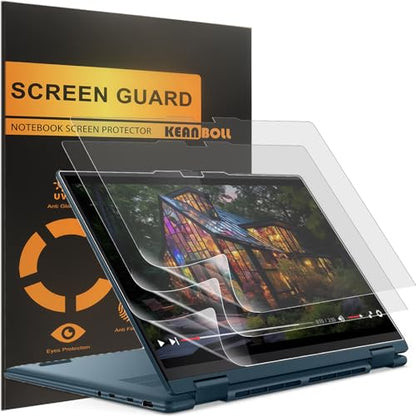 KEANBOLL 3-Pack Designed for 2024-2023 Lenovo Yoga 7 / 7i 14" 2-in-1 Touchscreen Laptop Screen Protector,(14IML9/14AHP9/14ARP8/14IRL8), Anti Glare and Anti Fingerprint (Matte) Shield - color: Anti Glare