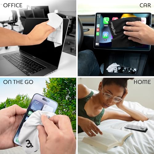 MagicFiber Microfiber Cleaning Cloth, 30 Pack - Premium Cloth for Glasses, Lens, Screens & More - size: 30 PACK