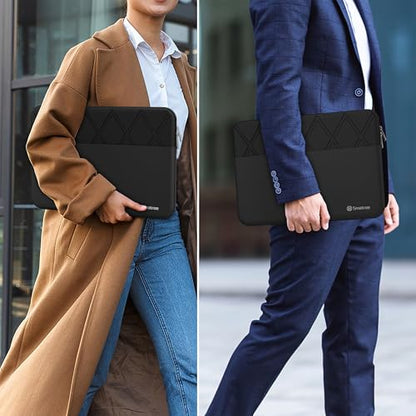 Smatree Elite Laptop Sleeve for 13 inch HP/ASUS/DELL/MSI | for 13 inch HP Envy x360, ASUS ROG Flow/Zenbook S 16, DELL Latitude 7340, MSI Prestige 13, Protective Case with Pocket(E408) - size: 13 inch/E408/Size: 31.2*22.2cm