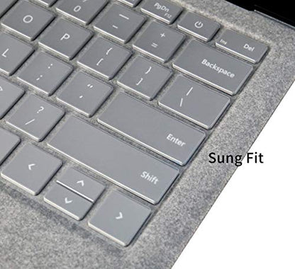 Premium Ultra Thin Keyboard Cover for Microsoft Surface - 2018/2017 Laptops, Surface Book 3/2/1 13.5/15 inch, Accessories (US Layout) - size: Surface Book 3/Book 2/Laptop 2