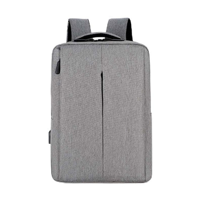 Travel Laptop Backpack Business Laptop Backpack with USB Charging Port (Gray) - color: 1 Year Ash