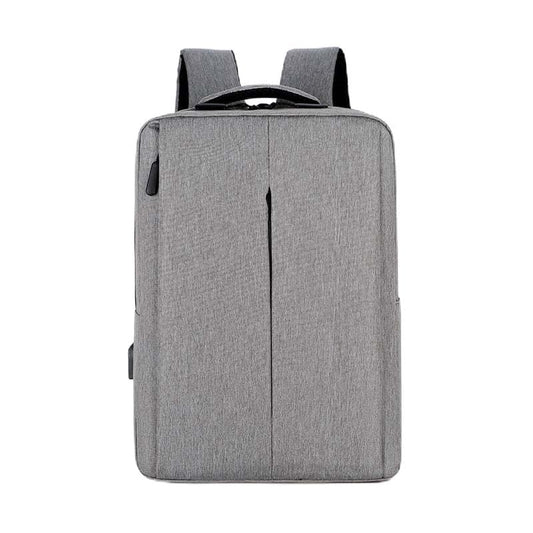 Travel Laptop Backpack Business Laptop Backpack with USB Charging Port (Gray) - color: 1 Year Ash