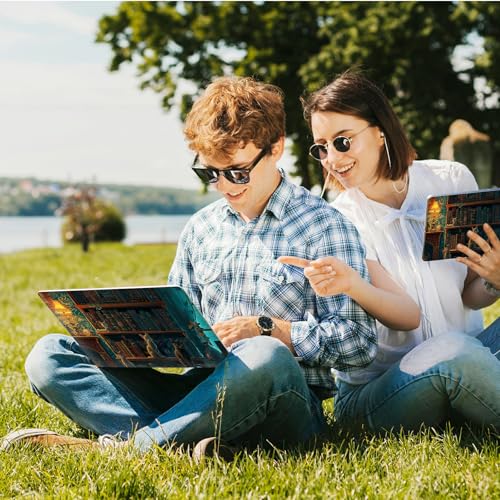 Universal Laptop Skin Sticker with 2 Wrist Pad Skins, Waterproof Scratch Resistant Vinyl Laptop Cover Decal, Cut to Fit for 11–15.6 Inch MacBook HP Dell Lenovo, Cat Library - color: Cat Library