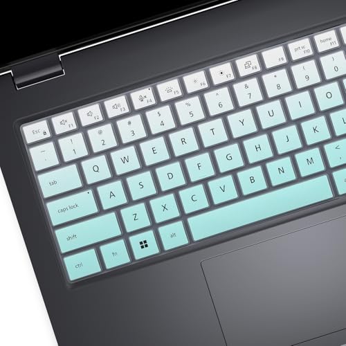 Keyboard Cover for Dell Pro 14 PC14250 PC14255, Dell Pro 14 Plus PB14250 PB14255 & Dell Pro Max 14 MC14250 14" (NOT FIT Dell Pro 14/Pro Max 14 Premium, Pro 3/5/7, Pro Education/Rugged/Essential 14) - color: OmbreMint