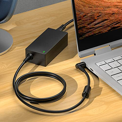 ZOZO Universal Laptop Charger 45W AC Adapter for Dell HP Acer Asus Samsung Sony Toshiba Gateway Fujitsu Delta NEC Chromebooks Ultrabook 18.5V 19V 19.5V 20V Computer Power Cord Supply