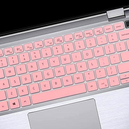 Keyboard Cover Skin for Dell Latitude 3440 3450 5450 5440 5430 5431 5420 14", Latitude 14" 7450 7440 7430 7420 7410 9420 9430, Latitude 16" 7650 7640, Latitude 9520 9510 7520 15.6" 2024-2022-Pink - color: Pink