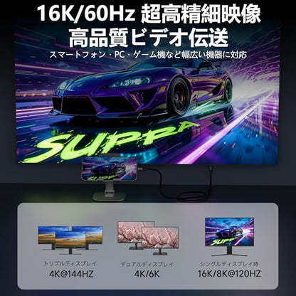 1m USB-C to USB-C Cable 80Gbps 240W PD 3.1, USB4 v2.0 Data Charging Cable with 16K@60Hz Video Output, Compatible with Thunderbolt 4/3, for Laptops, Monitors, SSDs, 3.3FT - size: 3.3ft/1m