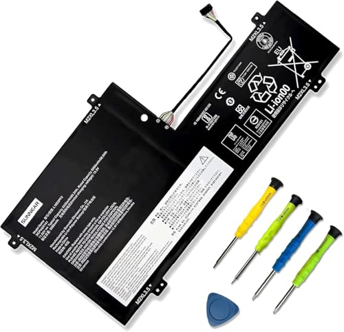 L18D3PF2 L18M3PFA Laptop Battery Replacement for Lenovo Yoga C740-15IML C740-15 81TD Series Notebook 5B10T83740 5B10W67402 5B10T83739 5B10W67258 3-Cell 11.52V 60.3Wh 5235mAh - size: 14.17*6.77*1.1 inches L18D3PF2