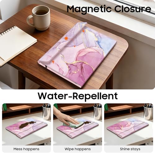 Fintie Protective Case for 14 inch HP/Lenovo/ASUS with Pocket, Pink | Fits for 14'' HP 14-ee, Lenovo IdeaPad 1 Gen 7, ASUS Vivobook 14 X1404, Dell Latitude 3440 - color: Pink