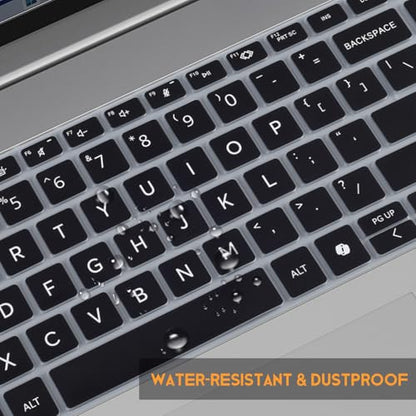 CaseBuy Keyboard Cover for 2026 2025 2024 HP EliteBook 660 665 G11 16, EliteBook 460 465 G11 16 inch, HP ProBook 460 465G11 16" Laptop Protective Skin -Black - color: Black