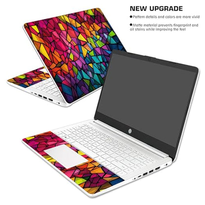 Laptop Skin Decal HP 14" - Mozaic, Laptop Cover Sticker, No Cutting Required, No Bubble, Waterproof, Scratch Resistant - Including Wide Screen and Wrist Pad - size: 14 inch