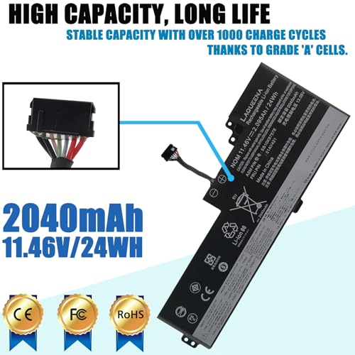 SB10K97578 24Wh Internal Laptop Battery Compatible with Lenovo ThinkPad T470 T480 A475 A485 TP25 Series SB10K97577 SB10K97576 01AV421 01AV419 01AV420 01AV489 - style: SB10K97578 24Wh