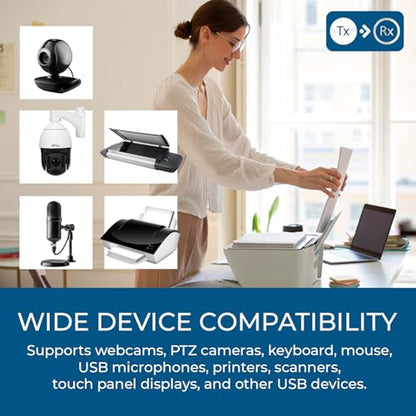OREI USB Ethernet Extender RS-232 API Control Two-Way PoC GPIO USB 3.2 Gen1 - size: Dual Wall Plate