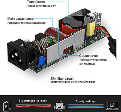 Laptop Charger (KT60W195470B3) - size: KT60W195470B3