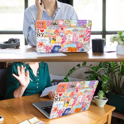 for MacBook Neo Case 13 inch 2026 A18 Pro (A3404), Anti-Scratch Protective Pattern Hard Shell Case, Trendy Laptop Cover with Keyboard Cover+Screen Film+Trackpad Film,Colorful Chaos ﻿ - color: Colorful Chaos