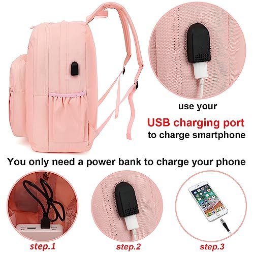 YGR Travel Laptop Backpack, Anti Theft Casual Rucksack Slim Business Laptop Backpack, Water resistant College Computer Bag Gift for Women, Men, College, Outdoor Sports, Work