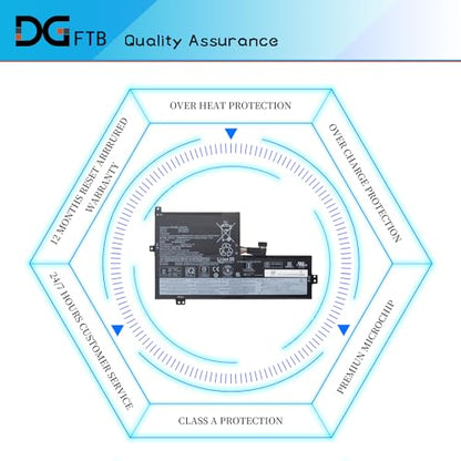 DGFTB L20M3PG0 Laptop Battery for Lenovo 100w 300w 500w Gen 3 100e 300e 500e Chromebook Gen 3 IdeaPad 3 Chrome 15IJL6 Flex 3 Chrome 15IJL7 L20C3PG0 L20D3PG0 L20L3PG0 (11.52V 47Wh/4080mAh)