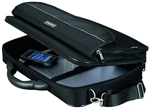 46111 ELITE L - business laptop bag for 17 inch laptop, nylon, black - color: Black, size: 17 inch