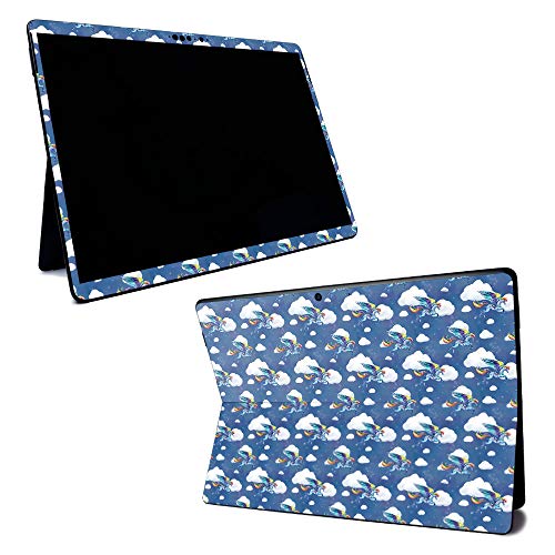 MightySkins Skin for Microsoft Surface Pro X - Rainbow Pegasus | Protective, Durable, and Unique Vinyl Decal Wrap Cover | Easy to Apply, Remove, and Change Styles | Made In The USA - color: Rainbow Pegasus