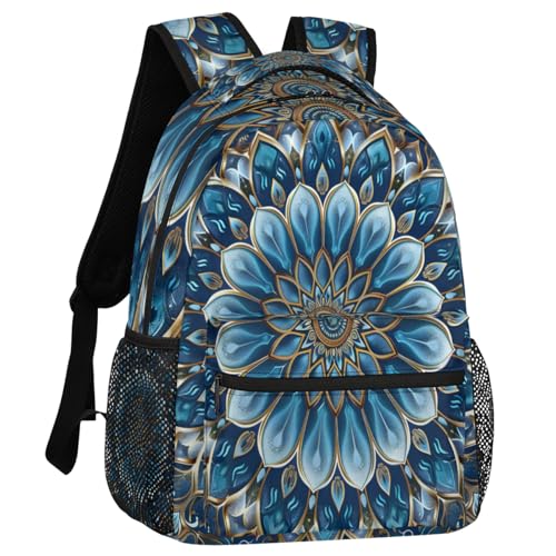 Mandala Backpack for Women Men Adults Shoulder Computer Laptop Backpack Sports Hiking Gym Workout Travel Casual Daypack - color: Multicolor 4