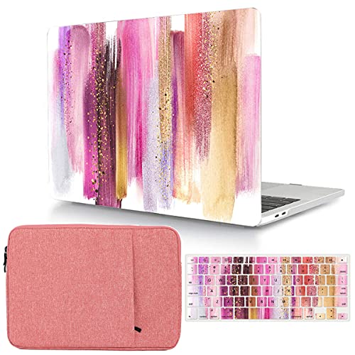 Case Compatible with MacBook Pro 13 inch 2012 2011 2010 2009 2008 Release with CD-ROM, Plastic Hard Shell Cover & Sleeve Bag & Keyboard Cover Skin for MacBook Pro 13 A1278,Colored Graffiti - color: Colored Graffiti, size: A1278(Pro 13 w/CD-ROM 2008-2012)