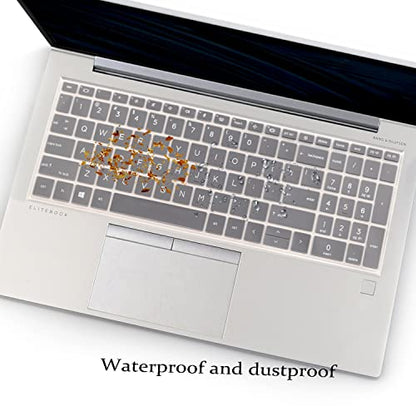 Keyboard Cover for 15.6'' HP EliteBook 850 G7 G8 /EliteBook 855 G7 G8 15.6 inch (with Number Keys) US Layout Keyboard(NOT FIT EliteBook 850 855 G9 G10)-TPU - color: TPU
