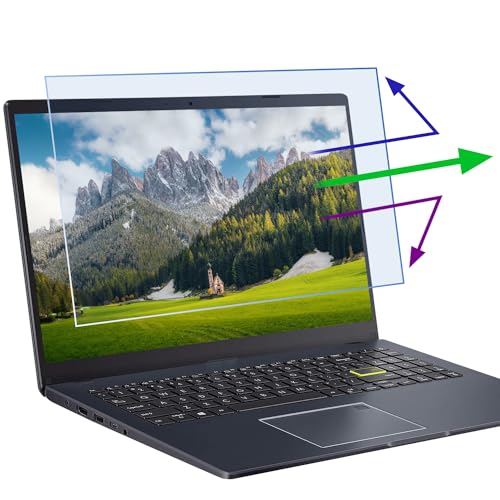 2 Pcs 17.3 Inch Anti Blue Light Screen Protector, Reduce Eye Strain Matte Anti Glare Computer Screen Cover, Blue Light Blocking Screen Protector for HP/Lenovo/Dell/ASUS/Acer/Samsung 17.3’’ with 16:9 - size: 17.3 inch with 16:9 aspect ratio