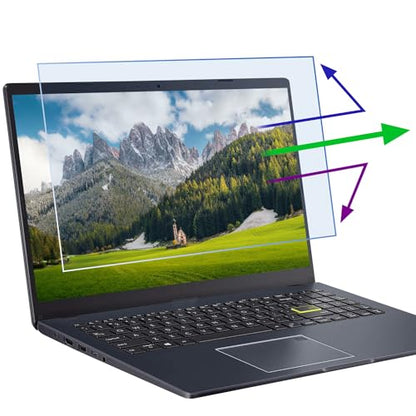 2 Pcs 17.3 Inch Anti Blue Light Screen Protector, Reduce Eye Strain Matte Anti Glare Computer Screen Cover, Blue Light Blocking Screen Protector for HP/Lenovo/Dell/ASUS/Acer/Samsung 17.3’’ with 16:9 - size: 17.3 inch with 16:9 aspect ratio