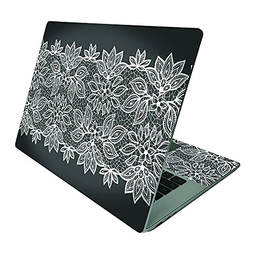 MightySkins Skin Compatible With Microsoft Surface Laptop 4 15” - Floral Lace | Protective, Durable, and Unique Vinyl Decal wrap cover | Easy To Apply, Remove, and Change Styles | Made in the USA - color: Floral Lace