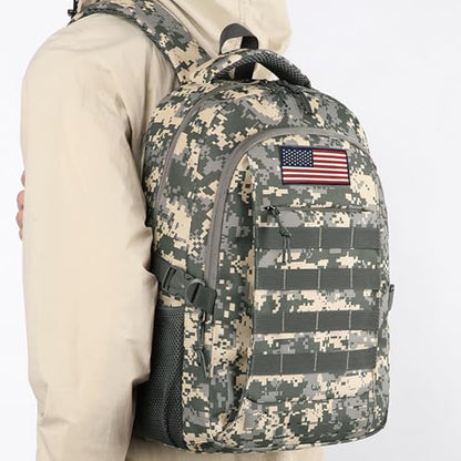18 Inch Digital Camo Teen School Bookbag, 35L Water Resistant Large Capacity Backpack with Luggage Strap, Daypack for Boys Girls School Daily Travel, Digital Camouflage - color: Camo Backpack Single Pack-1