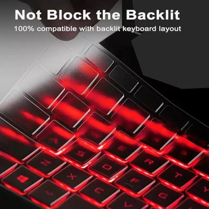 Keyboard Cover for 2026-2023 HP Victus 15 Gaming Laptop 15z-fb300 15t-fa200 15-fa2082wm 15-fb3001nr 15-fa2013dx 15-fa0033dx 15-fb3093dx 15-fb2063dx 15-fb2082wm 15-fb2063dx 15-fa1082wm 15-fb3025nr - color: TPU
