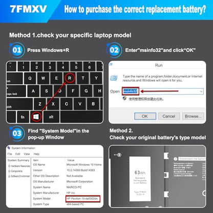 7FMXV 63Wh Laptop Battery Replacement for Dell Latitude 7420 5320 7320 7520 Latitude 7320 2-in-1, 5320 2-in-1, 7420 2-in-1 Series, TN2GY 4M1JN MHR4G 9JM71 CN-0727CG CN-0TN2GY 0727CG 1PP63 727CG OTN2GY - size: 9.9 * 4 * 0.2 Inch 7FMXV