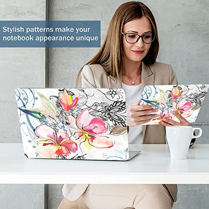 Laptop Skin Sticker Decal 15-15.6 Inches, Universal Reusable Vinyl Sticker for 12.1 13 13.3 14 15.4 Inches Netbook/Notebook PC, Waterproof & Scratch-Resistant (Gorgeous Flowers) - color: Gorgeous Flowers