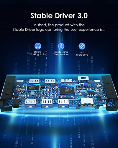 LENTION 11-in-1 USB C Docking Station with Detachable 3.3ft Long Cable, 4K@60Hz HDMI, 100W PD, Ethernet, USB 3.0, SD/TF, Vertical Design for MacBook Pro/Air/Neo, Dell, HP, Lenovo, Surface Laptop (D54) - color: Space Gray