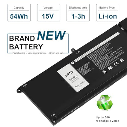 Fancy Buying 54Wh V6W33 Battery for Dell Latitude 3320 3330 3420 3520 Vostro 3510 3511 3515 3525 5410 5620 5625 TN70C G91J0 JGCCT N9XX1 MGCM5 PG8YJ - size: 11.18*1.54*0.83inch