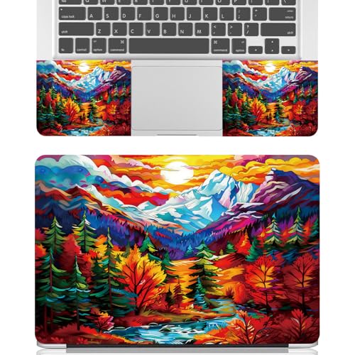 Universal Laptop Skin Sticker Decal for 11.6”12" 13" 13.3" 14" 15" 15.4" 15.6" Reusable Waterproof Scratch-Scratch Resistant Protective Vinyl Laptop Notebook Skin Stickers - Forest Mountains - color: Forest Mountains