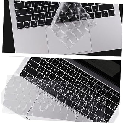 TPU Keyboard Skin Transparent Protective Film Compatible with Ultra-Thin Keyboard Cover Against Dust Spills