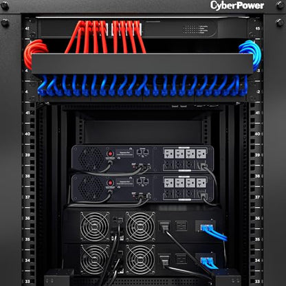 CyberPower CP2000PFCRM2U PFC Sinewave UPS Battery Backup | 2000VA/1200W, 8 Outlets, AVR, Short Depth 2U Rackmount, UL Certified - size: 2000VA, style: Rackmount 2U